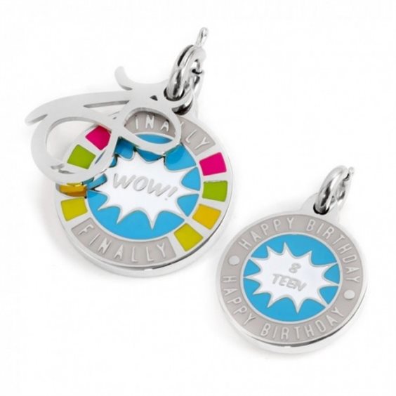 Charm Marlù Donna Nel Mio Cuore in Acciaio 15CH100 - 15CH100